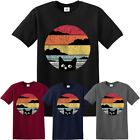Katze Retro Lustig T-Shirt Kätzchen Geschenk Weihnachten Damen Herren Kinder