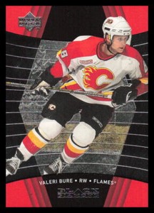 1999-00 Upper Deck Black Diamond #16 Valeri Bure  Calgary Flames