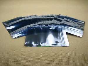 1500 ESD Anti-Static Shielding Zipper Bags 1.5" x 2.8"_40 x 70mm_USABLE SIZE - Picture 1 of 12