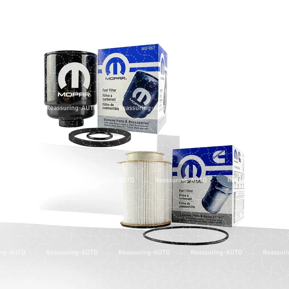 Комплект фильтров дизельного топлива Mopar для 2013–2018 Dodge Ram 6,7 л Cummins 2500 3500 4500 - Изображение 1 из 1