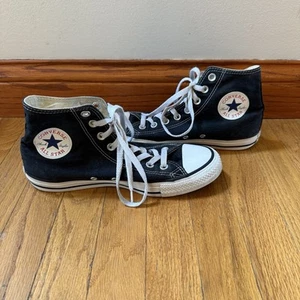 Rare Vintage Converse All star High Top Black Sneakers M9160 Men’s 7 women’s 9 - Picture 1 of 9