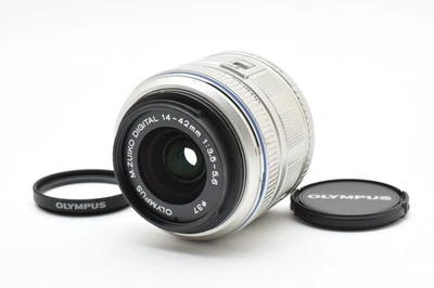 Exc Olympus M.zuiko Digital Camera Lens 14-42㎜ f3.5-5.6 Silver w/Filter 066 - Image 1 of 4