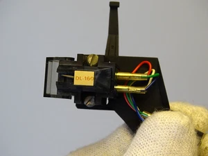 DENON HEADSHELL MIT DL-160 TONABNEHMER TOP DAS ORIGINAL - Picture 1 of 7