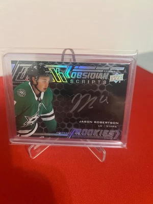 2020-21 SPx - Ud Black Obsidian Rookie Scripts 2021-22 SPx Update Jason... - Image 1 of 2