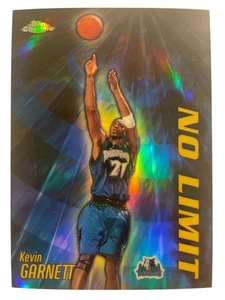 2000-01 Topps Chrome No Limit Refractor Kevin Garnett NL2 Timberwolves - Picture 1 of 2