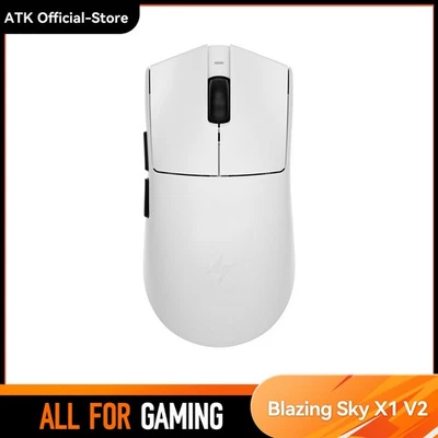 ATK Blazing Sky X1 V2 Ultimate Wireless Gaming Maus - PAW3950 Ultra 8KHz 54g - Bild 1 von 4