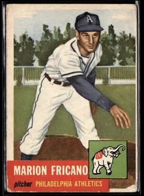 1953 Topps Marion Fricano LOW GRADE Set Break #199 - Image 1 of 2