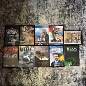 Prophecy Lot Of 10 CD DVD Sets. Perry Stone, Tom Horn, Wallnau, Gallups - Picture 1 of 14