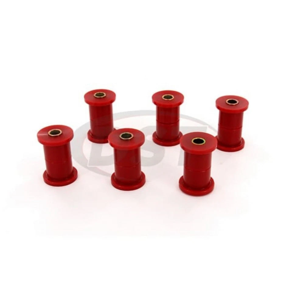 Prothane Spring & Shackle Bushings For GMC C35/C3500 Pickup 1967-1974 Rear | Red - Image 1 of 4
