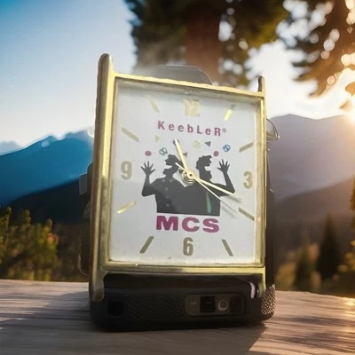 Keebler Vintage Nelsonic MCS PIM002 153, damas, Japón, correa de cuero, 25 x 28 mm Foto 1 de 4