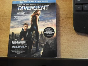 DIVERGENT - SHAILENE WOODLEY BLURAY/DVD/DIGITAL - Imagen 1 de 2