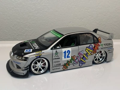Mitsubishi Lancer Evolution VIII 1:18 Importación Corredor Jada Juguetes Modelo Diecast Foto 1 de 4