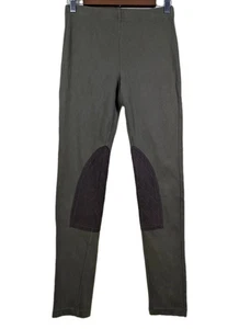 Vtg Lauren LRL Jodhpur Riding Pant Sz S Olive Ponte Knit Pull On Equestrian 90s - Picture 1 of 10