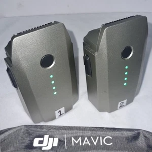 DJI Mavic Pro Platinum 2X Intelligent Flight Batteries ( Charged 26 & 28 Times ) - Picture 1 of 13
