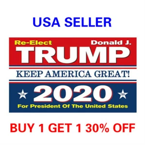 3x5 Ft Trump Flag 2020 Re-Elect Keep America Great President Donald Trump r1 - Picture 1 of 3