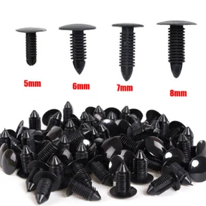 40 piezas de sujetadores de plástico para remaches de 5 mm - 8 mm para panel de techo de automóvil recorte de maletero clips - Imagen 1 de 11