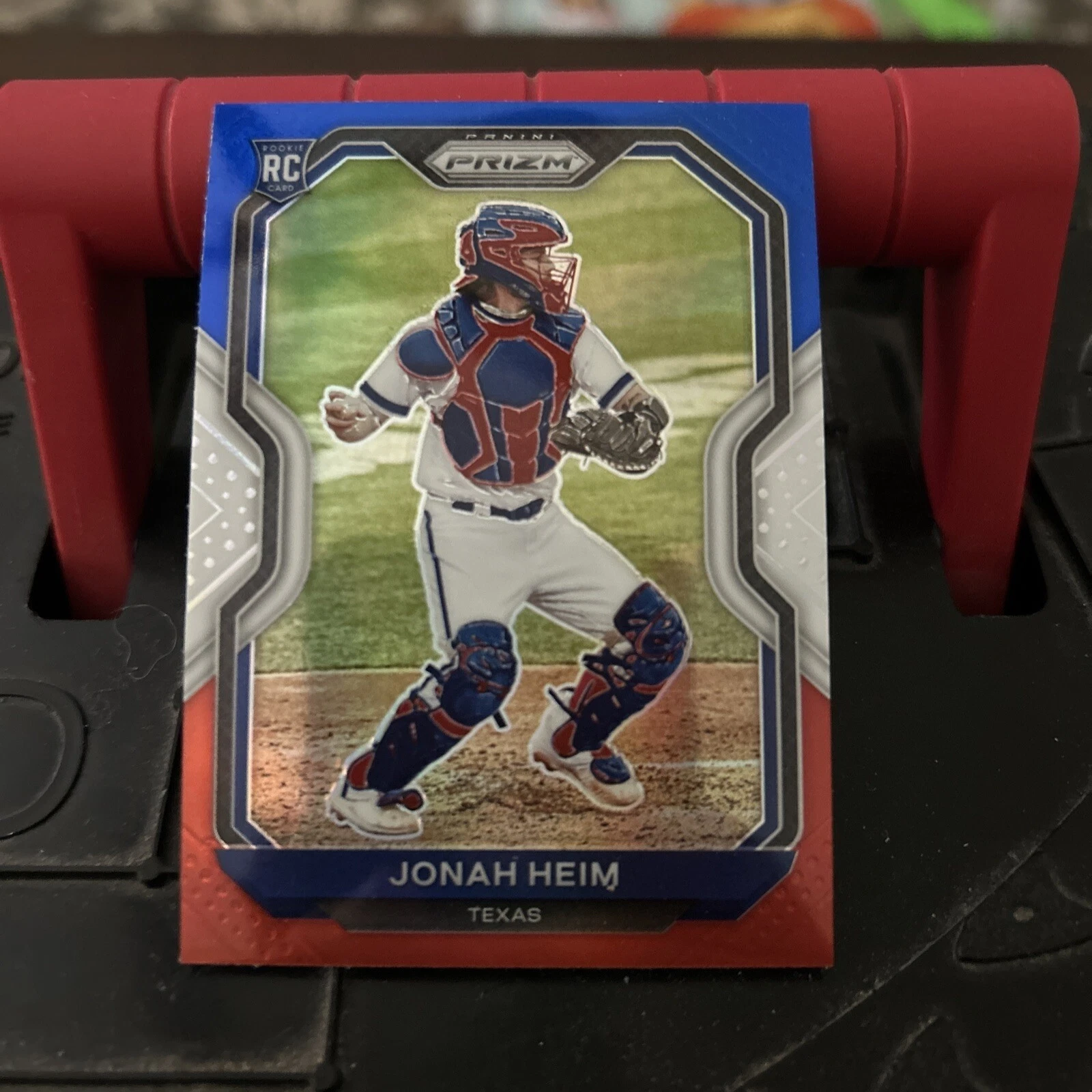 2021 Prizm Red White & Blue RC Jonah Heim Rookie Free Shipping