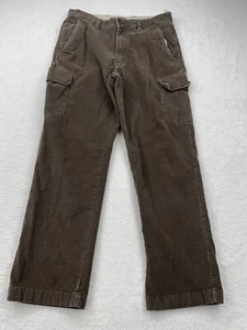Vintage L.L.Bean Brown Tapered Natural Fit Corduroy Pants Adult Size 34x32 - Picture 1 of 8