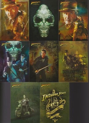 2008 Indiana Jones y el Reino de la Calavera de Cristal Juego de Tarjetas de Persecución Foto 1 de 2