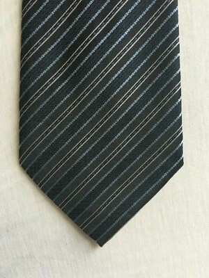 NEW George Martin Collection Blue Striped Tie - Never Worn - Image 1 of 4