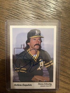 2016 Topps Archives Snapshots Dennis Eckersley  Auto /15 Athletics