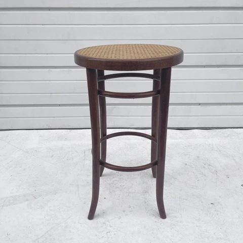 Vintage Modern Cane Seat Stool Cover