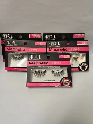 5 Pack Ardell Professional Magnetic Lashes Singles 113 Tapered Tips Pre-Curved - Image 1 of 3