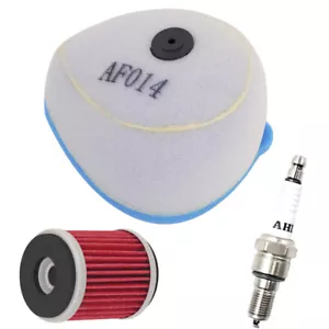 Spark Plug Oil Filter Air Filter for Yamaha YZ250F YZ450F WR250 WR450F YFZ450 - Picture 1 of 4