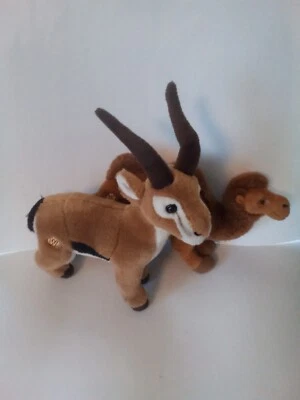 Ganz Webkinz Lot Signature Endangered Gazelle  Camel Plush No Code - Image 1 of 4