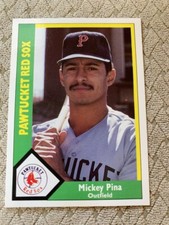 1990 CMC AAA/ProCards Pawtucket Red Sox - Individual Picks Very Good/NM Cond