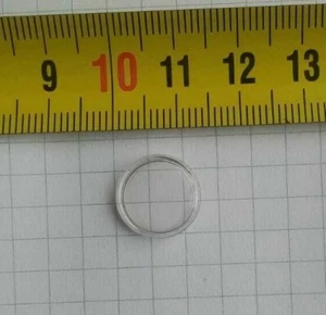Collection Watch glass Reloj Vetro Dorologio Verre Plastic 13mm - Imagen 1 de 3