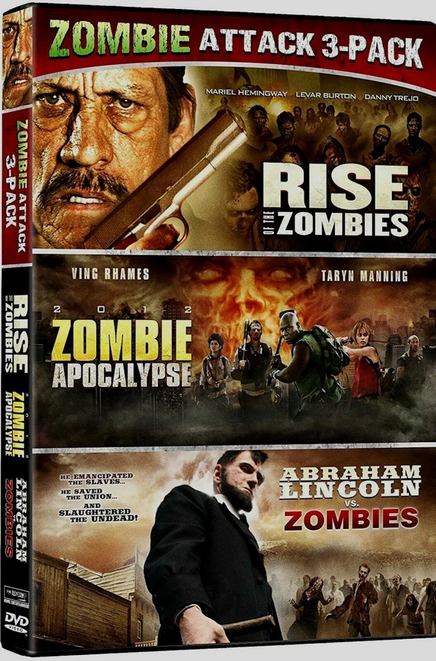 Rise of the Zombies + Zombie Apocalypse + Abraham vs- VING RHAMES , DANNY TREJO - Image 1 of 2
