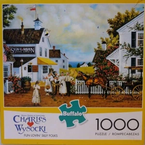 Charles Wysocki 1000 pc Fun Lovin' Silly Folks by Buffalo - Picture 1 of 5