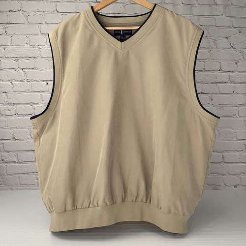 VETEMENTS Daniel Cremieux Gilet Uomo Grande Golf Giacca Senza Maniche Tasca V Maglia Foderata Core