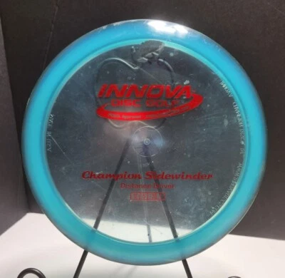 Innova Champion Sidewinder 174g See-Thru Blue Distance Driver 9/5/-3/1 Disc Golf - Image 1 of 3