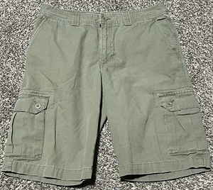POLO RALPH LAUREN Boys Cargo Khaki Shorts Cotton Size 20 Army Green 30” Waist - Picture 1 of 3