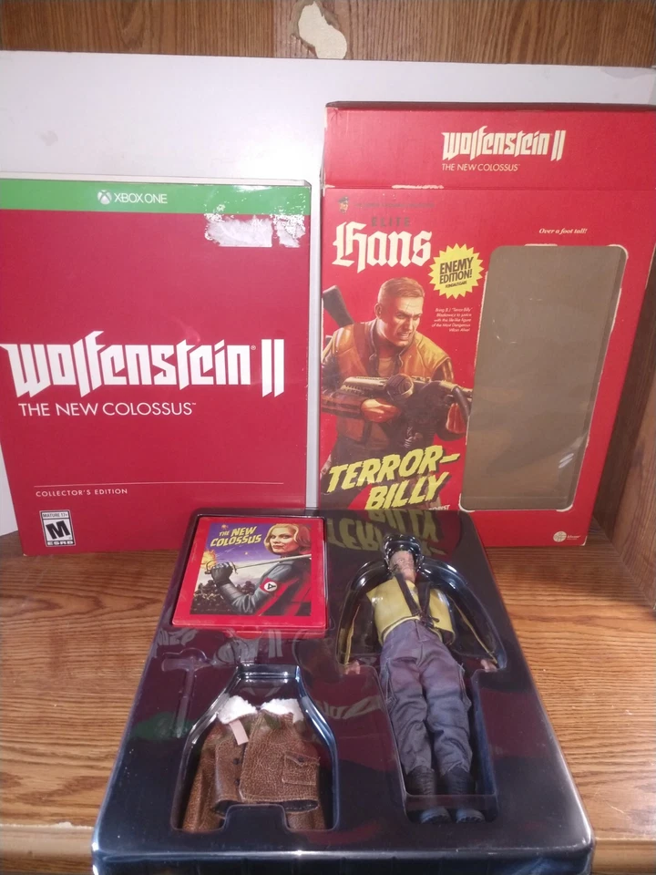 Wolfenstein 2 The New Colossus collectors edition Terror Billy Figure Xbox One  - Image 1 of 4
