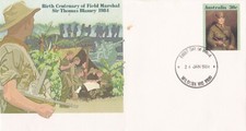 APF029) FDC Australia 1984, Birth Centenary of Field Marshal Sir Thomas Blamey, 