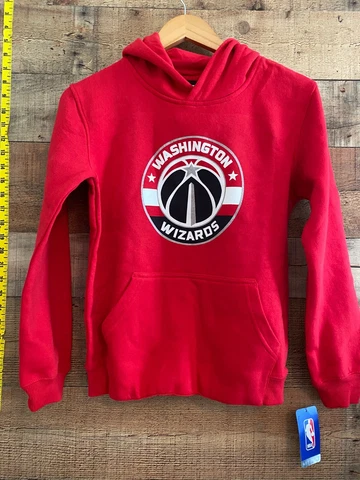 Washington Wizards Official Nba Hoodie Medium 10/12 Brand New Cover