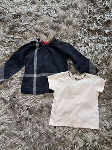 Burberry Girls Age 18 Months 2 Years Tops T Shirts