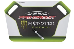 Pro Circuit Monster Energy Pit Board marcador placa de caja tablero de caja - Imagen 1 de 2