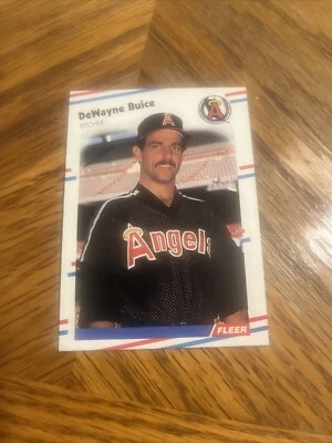 1988 Fleer MLB #487 DeWayne Buice California Angels - Image 1 of 3