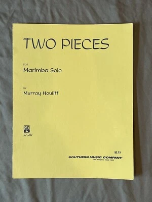 Dos piezas - para Marimba Solo - Murray Houliff - Copyright 1979 - Nuevo Foto 1 de 3