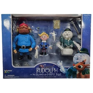 Juego de figuras Rodolph the Red Nose Reindeer Island of Misfit Toys - Imagen 1 de 8