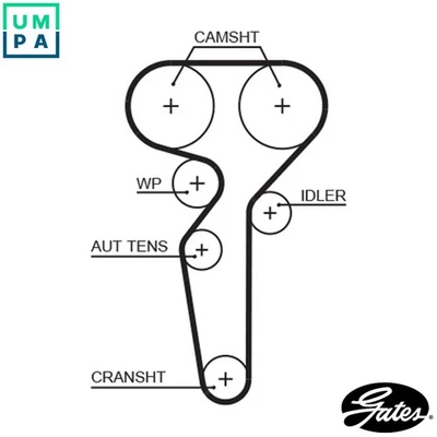 TIMING BELT 5685XS FOR ALFA ROMEO 159/Sportwagon GIULIETTA/Hatchback/Van 4C 1.7L - Image 1 of 4
