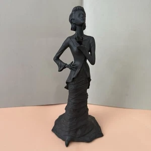Coalport 2000 Couture Collection Porzellan Figur - schwarz - Georgette - Bild 1 von 9