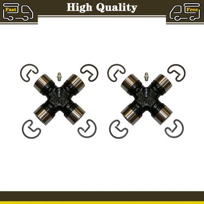 2 Rear Shaft All Joints Universal Joint Fits 2007-2013 Chevrolet Avalanche - Image 1 of 3