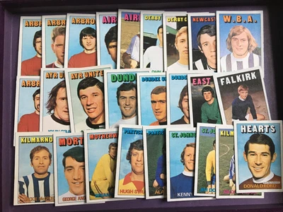 a & bc gum Scottish blue back football cards 1972 x 26 Hartford, Rough etc - Image 1 of 4