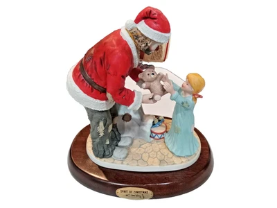 Emmett Kelly JR "Spirit of Christmas" #1 figurine Flambro #317 of 3500 (signed) - Image 1 of 4