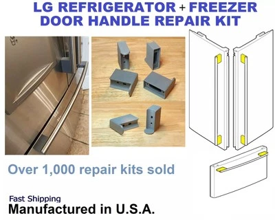LG LRFD25850ST Reparación Refrigerador + Manijas Congelador 3651JA2269G 3651JA2268G Foto 1 de 4